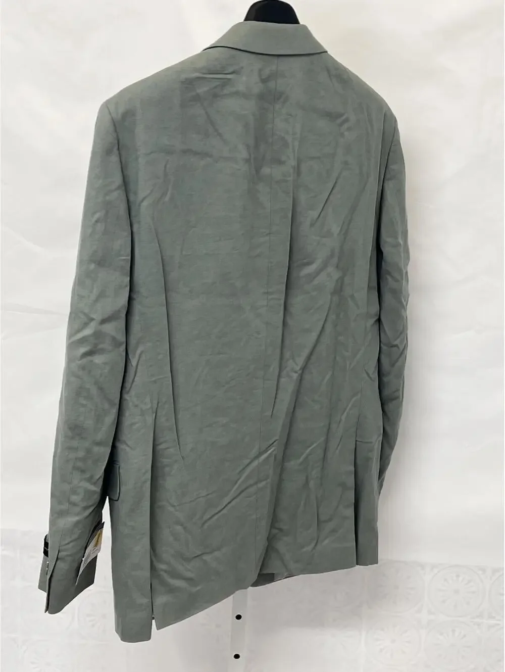Tommy Hilfiger Mens Conrad Modern Fit Linen Blend Sport Coat Sage Green